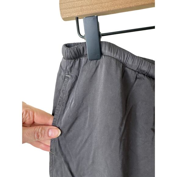 BELLA DAHL Ecovera Wide Leg PJ Pant & Short Sleeve Crewneck SET Medium - Picture 9 of 10